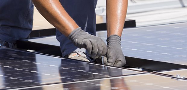 Solar Panels on a Roof in Cairns